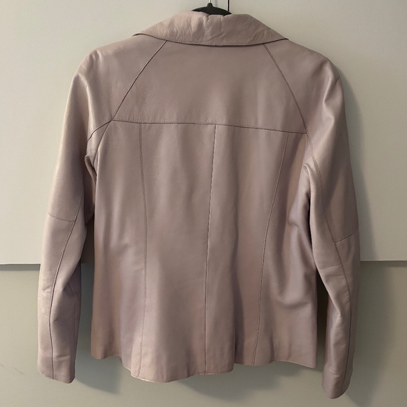 Danier Lilac Leather Jacket - Picture 2 of 5